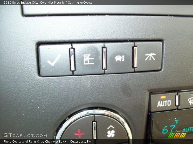 Gold Mist Metallic / Cashmere/Cocoa 2010 Buick Enclave CXL