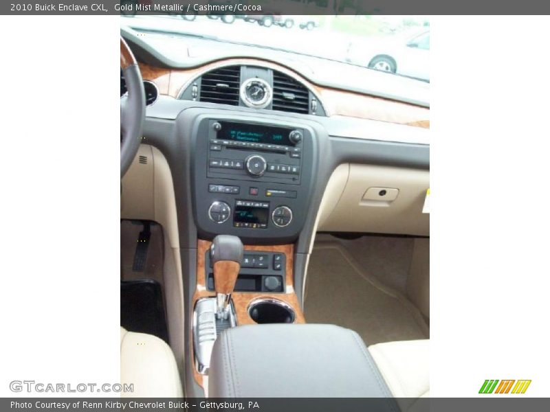 Gold Mist Metallic / Cashmere/Cocoa 2010 Buick Enclave CXL