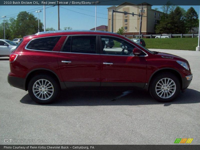 Red Jewel Tintcoat / Ebony/Ebony 2010 Buick Enclave CXL