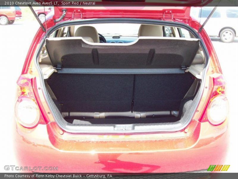 Sport Red / Neutral 2010 Chevrolet Aveo Aveo5 LT