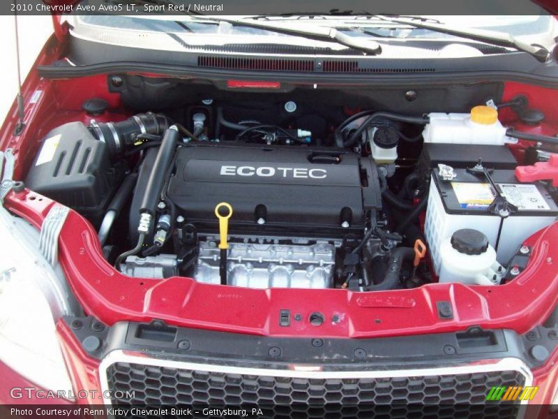 Sport Red / Neutral 2010 Chevrolet Aveo Aveo5 LT