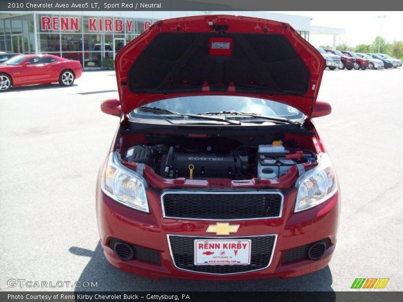 Sport Red / Neutral 2010 Chevrolet Aveo Aveo5 LT