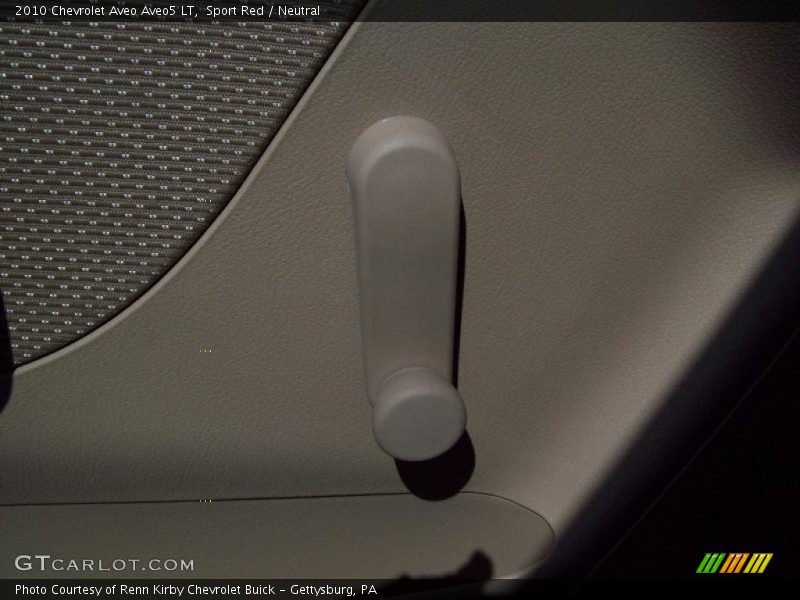 Sport Red / Neutral 2010 Chevrolet Aveo Aveo5 LT