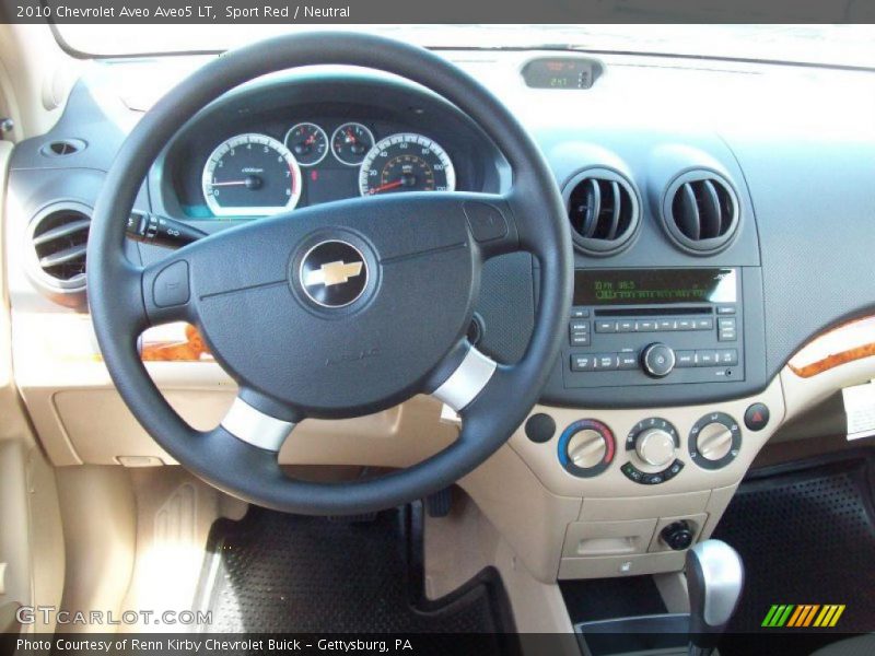 Sport Red / Neutral 2010 Chevrolet Aveo Aveo5 LT