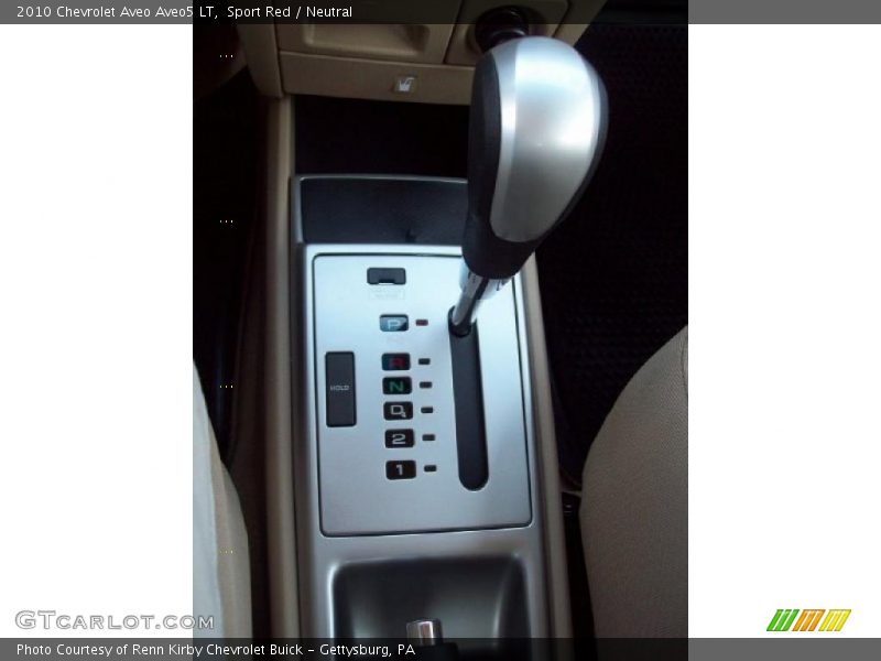 Sport Red / Neutral 2010 Chevrolet Aveo Aveo5 LT