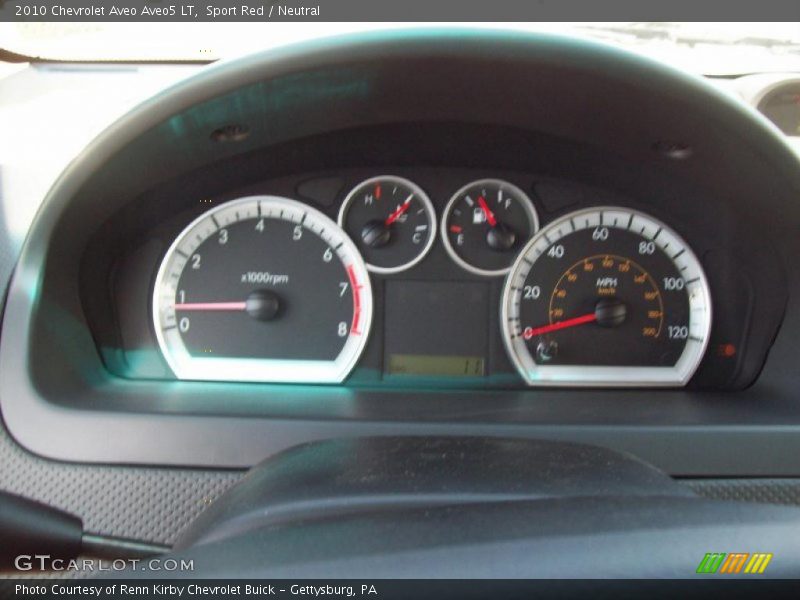 Sport Red / Neutral 2010 Chevrolet Aveo Aveo5 LT