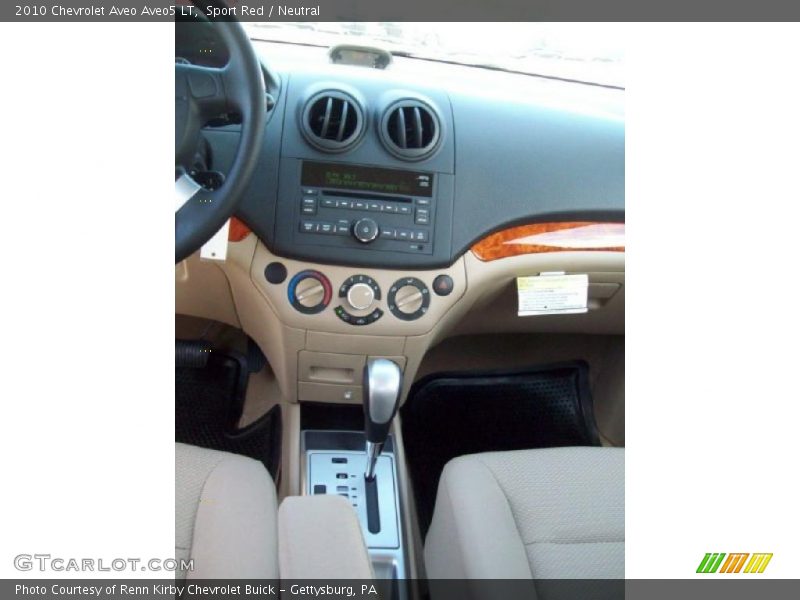 Sport Red / Neutral 2010 Chevrolet Aveo Aveo5 LT