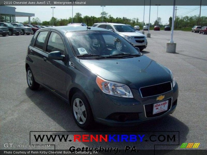 Wintergreen / Neutral 2010 Chevrolet Aveo Aveo5 LT