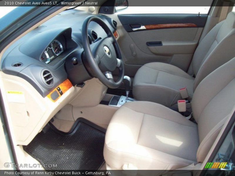 Wintergreen / Neutral 2010 Chevrolet Aveo Aveo5 LT