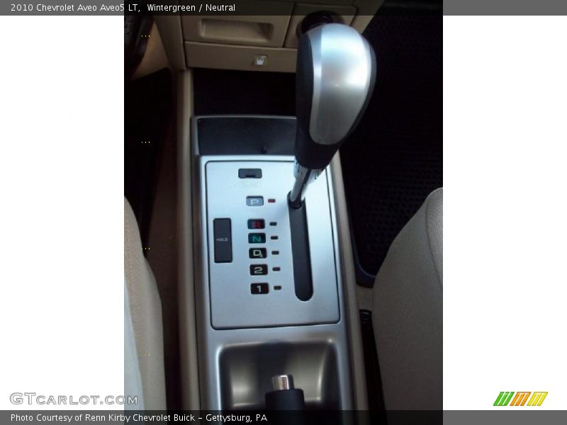 Wintergreen / Neutral 2010 Chevrolet Aveo Aveo5 LT