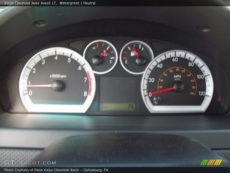 Wintergreen / Neutral 2010 Chevrolet Aveo Aveo5 LT