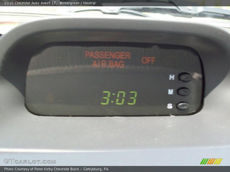 Wintergreen / Neutral 2010 Chevrolet Aveo Aveo5 LT