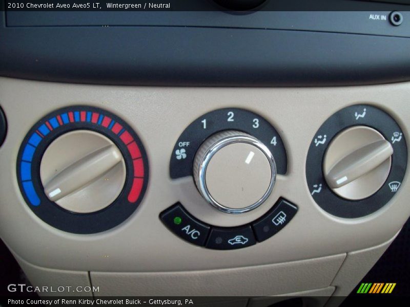 Wintergreen / Neutral 2010 Chevrolet Aveo Aveo5 LT