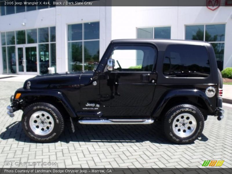 Black / Dark Slate Gray 2006 Jeep Wrangler X 4x4