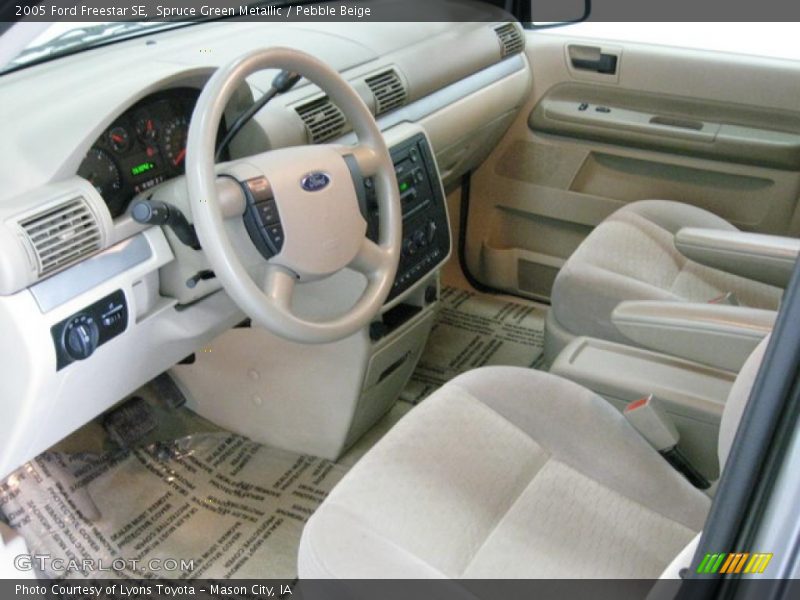 Spruce Green Metallic / Pebble Beige 2005 Ford Freestar SE