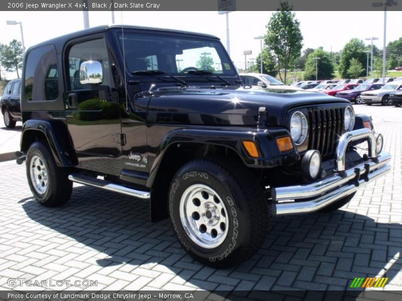 Black / Dark Slate Gray 2006 Jeep Wrangler X 4x4