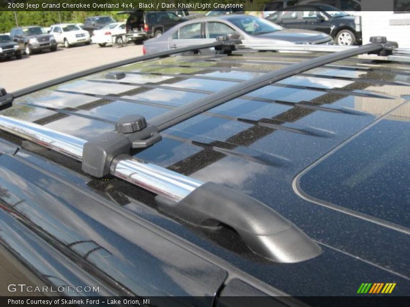 Black / Dark Khaki/Light Graystone 2008 Jeep Grand Cherokee Overland 4x4