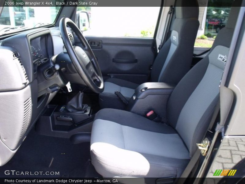 Black / Dark Slate Gray 2006 Jeep Wrangler X 4x4