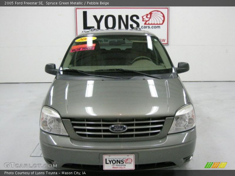 Spruce Green Metallic / Pebble Beige 2005 Ford Freestar SE