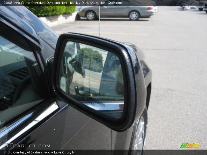 Black / Dark Khaki/Light Graystone 2008 Jeep Grand Cherokee Overland 4x4