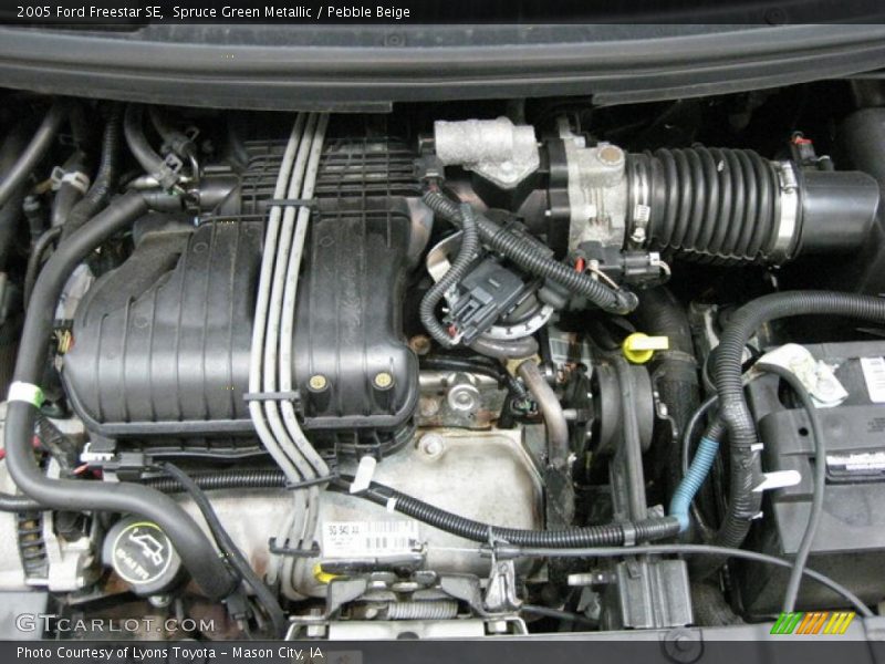 Spruce Green Metallic / Pebble Beige 2005 Ford Freestar SE