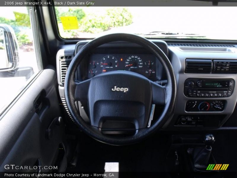 Black / Dark Slate Gray 2006 Jeep Wrangler X 4x4