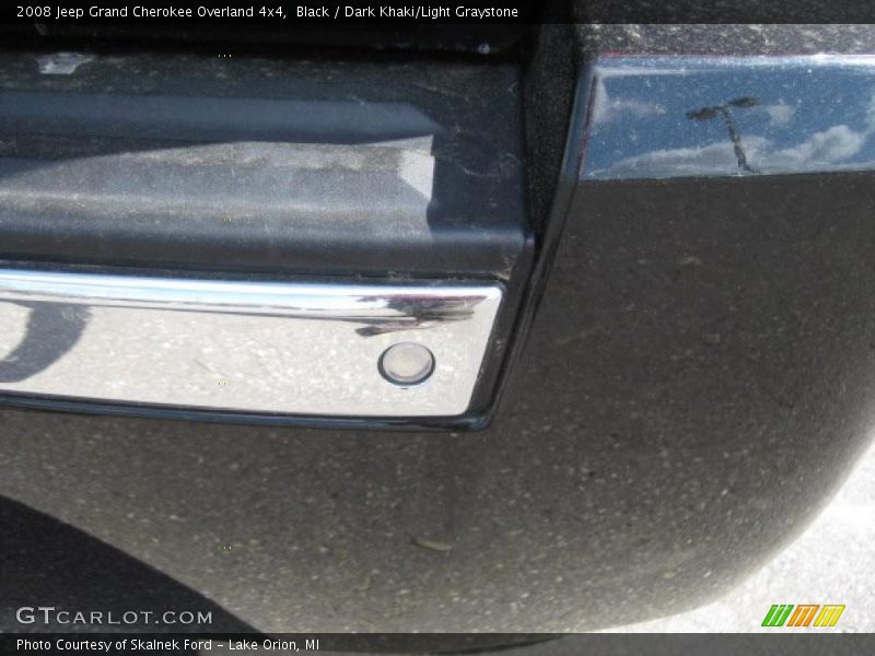 Black / Dark Khaki/Light Graystone 2008 Jeep Grand Cherokee Overland 4x4