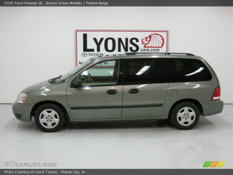 Spruce Green Metallic / Pebble Beige 2005 Ford Freestar SE