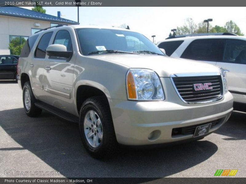 Gold Mist Metallic / Ebony 2010 GMC Yukon SLT 4x4