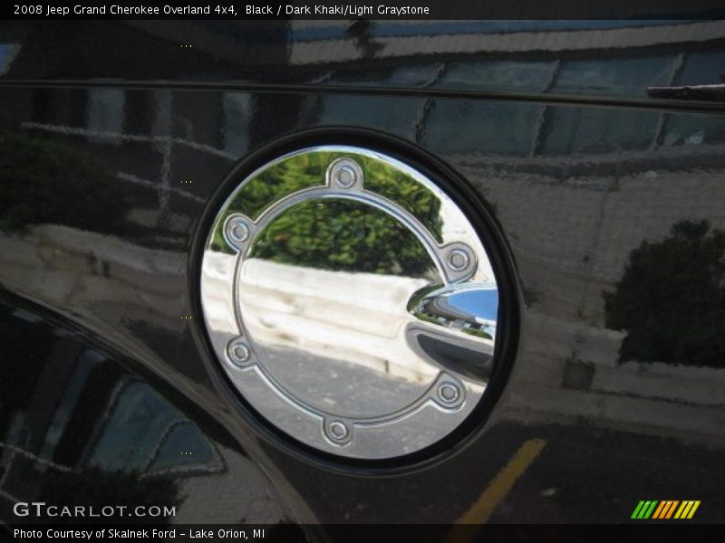 Black / Dark Khaki/Light Graystone 2008 Jeep Grand Cherokee Overland 4x4