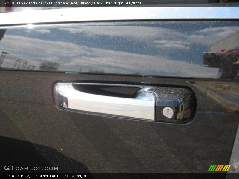 Black / Dark Khaki/Light Graystone 2008 Jeep Grand Cherokee Overland 4x4