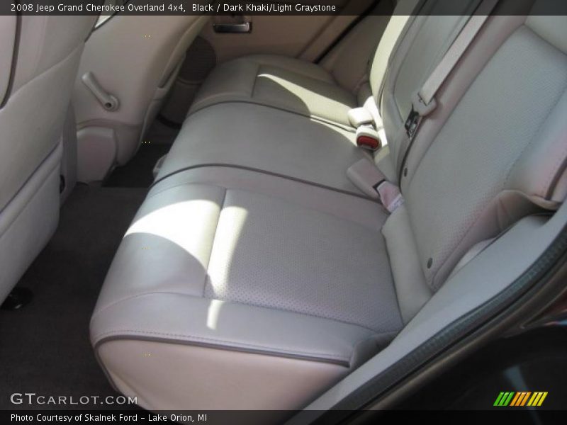 Black / Dark Khaki/Light Graystone 2008 Jeep Grand Cherokee Overland 4x4