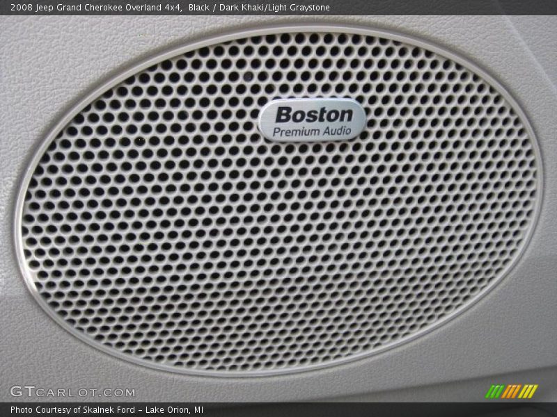 Black / Dark Khaki/Light Graystone 2008 Jeep Grand Cherokee Overland 4x4