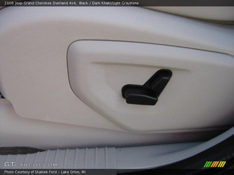 Black / Dark Khaki/Light Graystone 2008 Jeep Grand Cherokee Overland 4x4