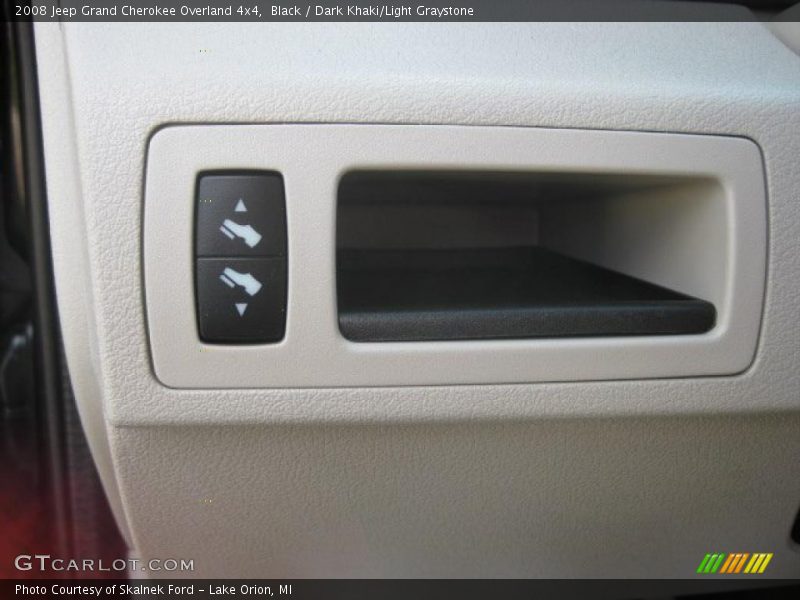 Black / Dark Khaki/Light Graystone 2008 Jeep Grand Cherokee Overland 4x4