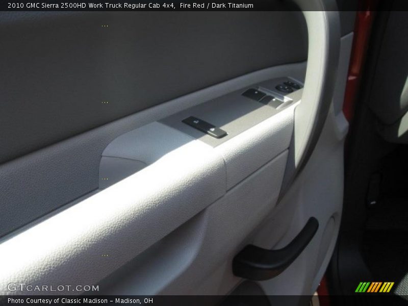 Fire Red / Dark Titanium 2010 GMC Sierra 2500HD Work Truck Regular Cab 4x4