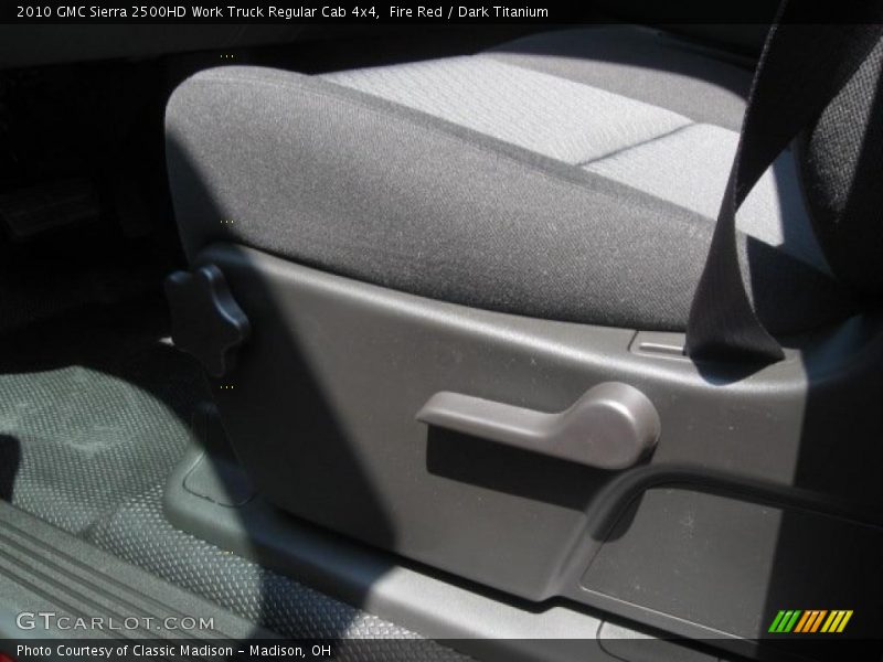 Fire Red / Dark Titanium 2010 GMC Sierra 2500HD Work Truck Regular Cab 4x4