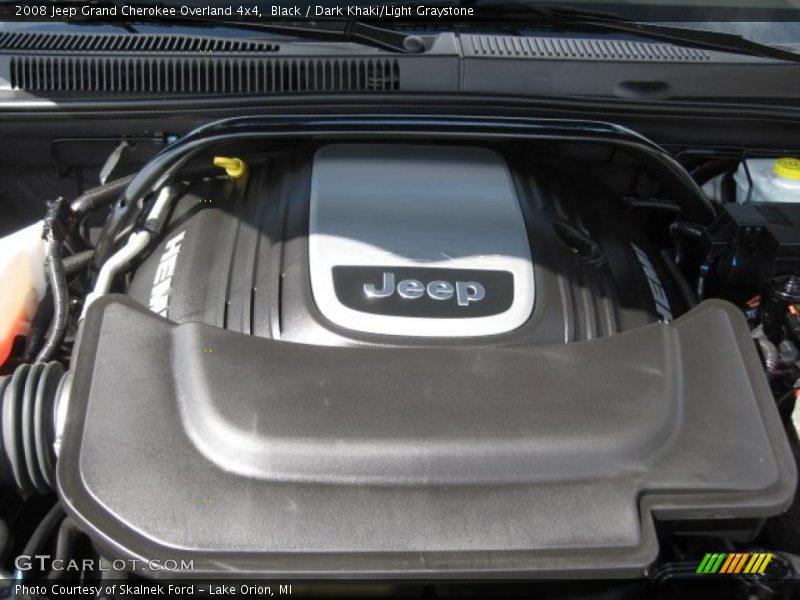 Black / Dark Khaki/Light Graystone 2008 Jeep Grand Cherokee Overland 4x4