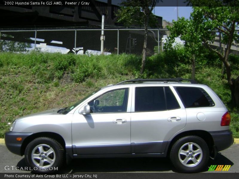 Pewter / Gray 2002 Hyundai Santa Fe GLS AWD