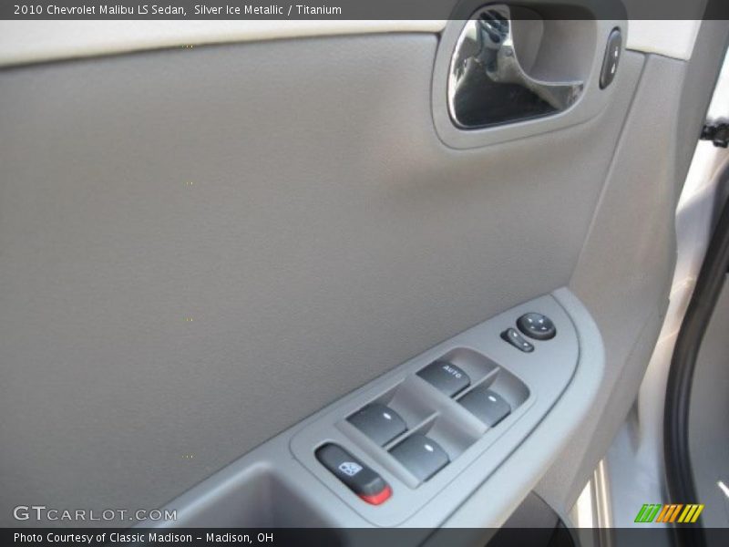 Silver Ice Metallic / Titanium 2010 Chevrolet Malibu LS Sedan