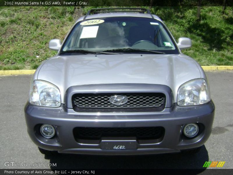 Pewter / Gray 2002 Hyundai Santa Fe GLS AWD