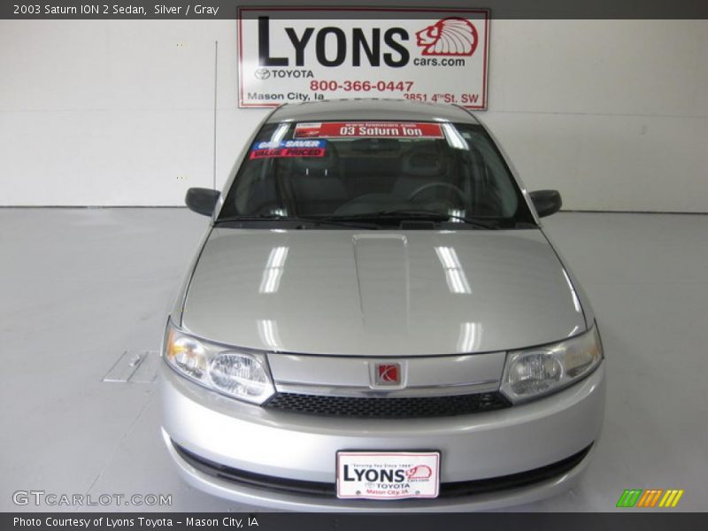 Silver / Gray 2003 Saturn ION 2 Sedan