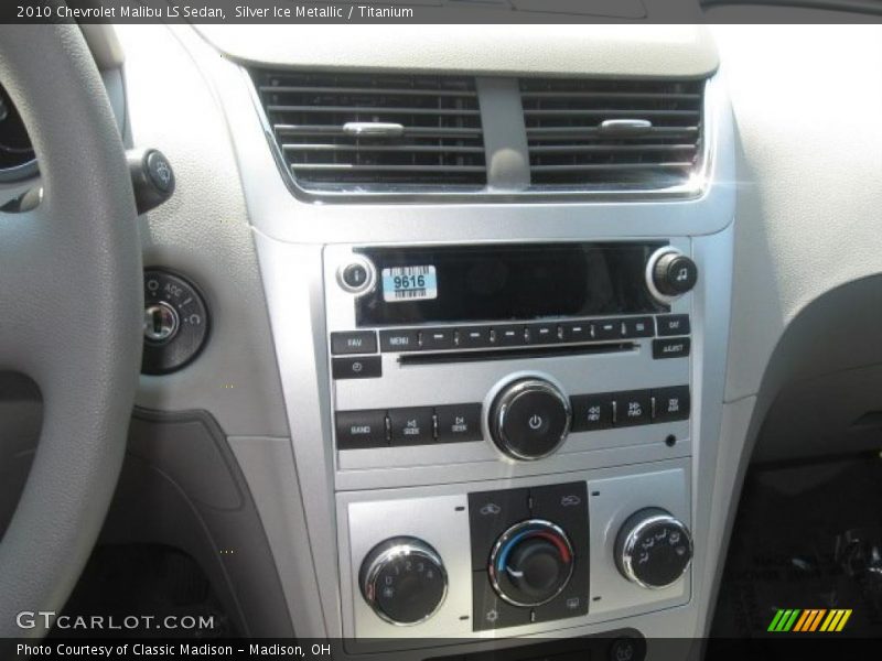 Silver Ice Metallic / Titanium 2010 Chevrolet Malibu LS Sedan