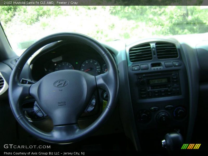 Pewter / Gray 2002 Hyundai Santa Fe GLS AWD