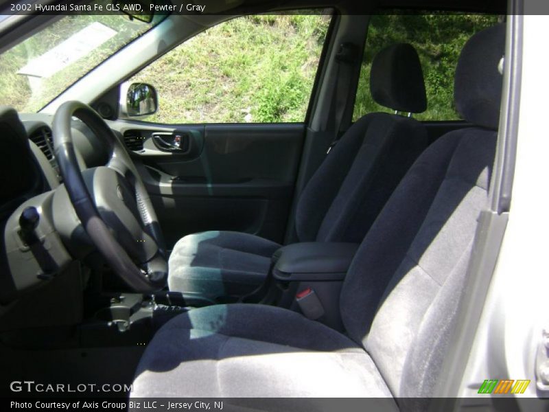 Pewter / Gray 2002 Hyundai Santa Fe GLS AWD