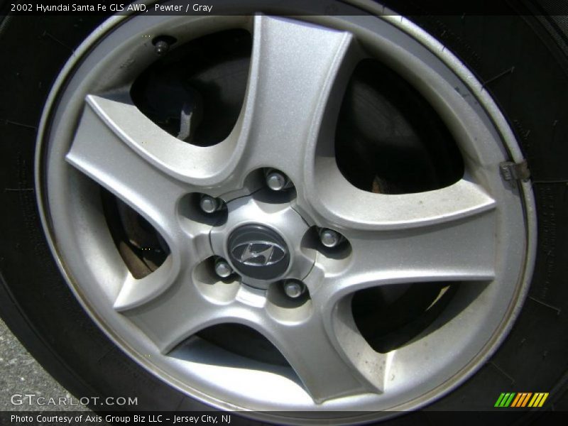Pewter / Gray 2002 Hyundai Santa Fe GLS AWD