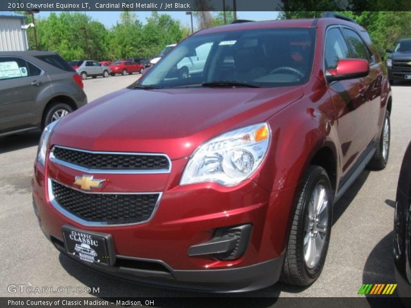 Cardinal Red Metallic / Jet Black 2010 Chevrolet Equinox LT