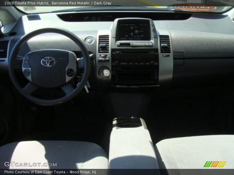 Barcelona Red Metallic / Dark Gray 2009 Toyota Prius Hybrid