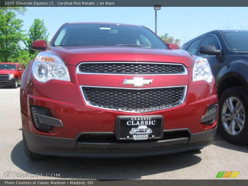 Cardinal Red Metallic / Jet Black 2010 Chevrolet Equinox LT