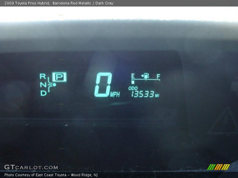 Barcelona Red Metallic / Dark Gray 2009 Toyota Prius Hybrid
